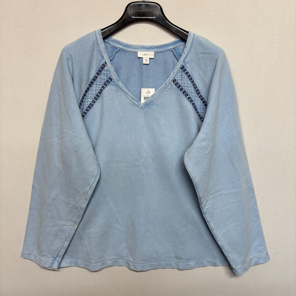 NWT J Jill Fit Women Pullover Sweater Sweatshirt Size XLP X-Large Petite D137 -9